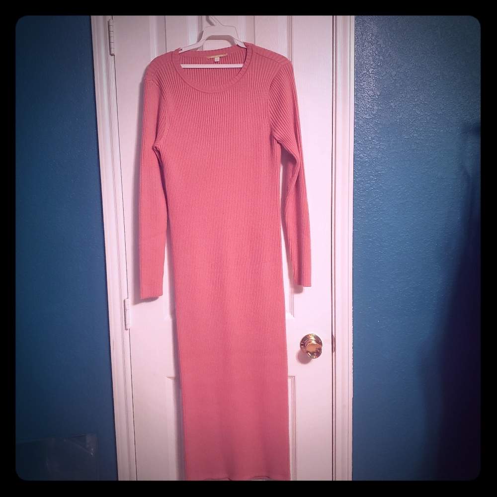 Gianni Bini Pink long sleeve dress